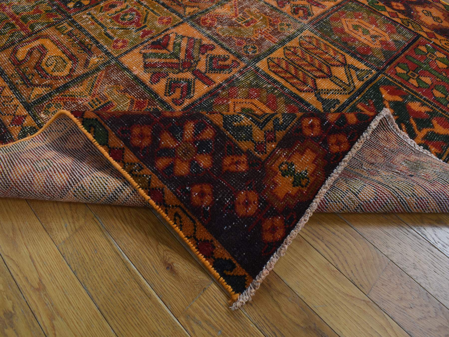 Overdyed & Vintage Rugs LUV728577